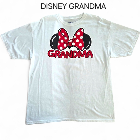 Disney Minnie Mouse Grandma Adult T-Shirt XL - Picture 1 of 7